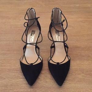 INC Lace Front Ballerina Kitten Heel Pump Shoes